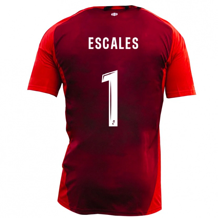 Danxen Women Florian Escales #1 Red Burgundy Home Jersey 2025/26 T-Shirt