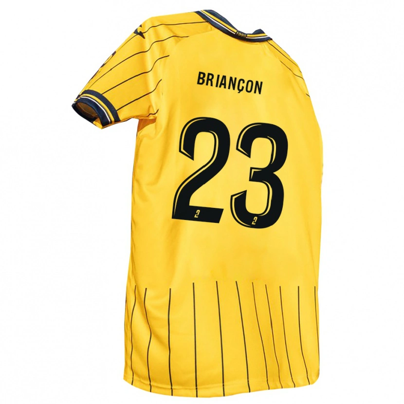 Danxen Women Anthony Briançon #23 Yellow Navy Home Jersey 2025/26 T-Shirt