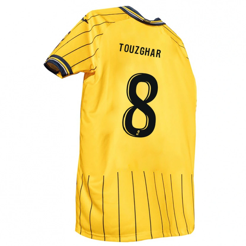 Danxen Women Rayan Touzghar #8 Yellow Navy Home Jersey 2025/26 T-Shirt
