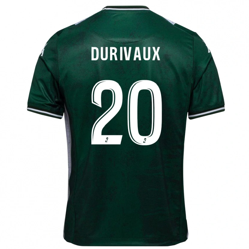 Danxen Women Dylan Durivaux #20 Green White Home Jersey 2025/26 T-Shirt