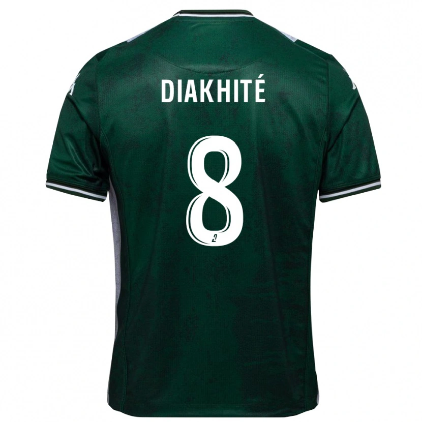 Danxen Women Abdourahmane Diakhité #8 Green White Home Jersey 2025/26 T-Shirt
