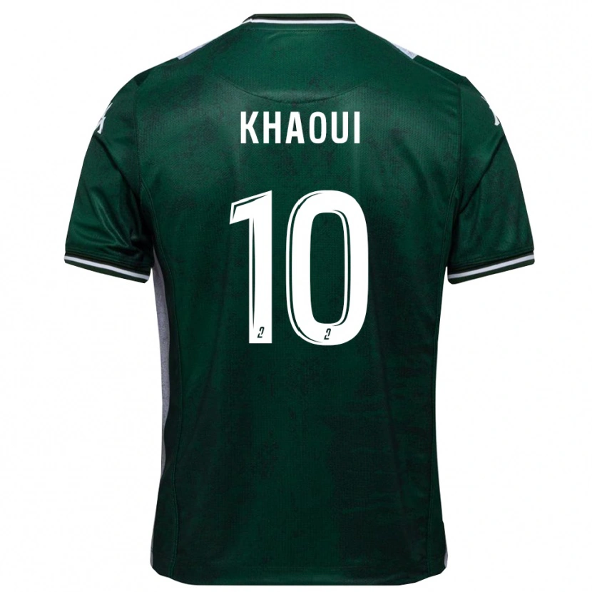 Danxen Women Saîf-Eddine Khaoui #10 Green White Home Jersey 2025/26 T-Shirt