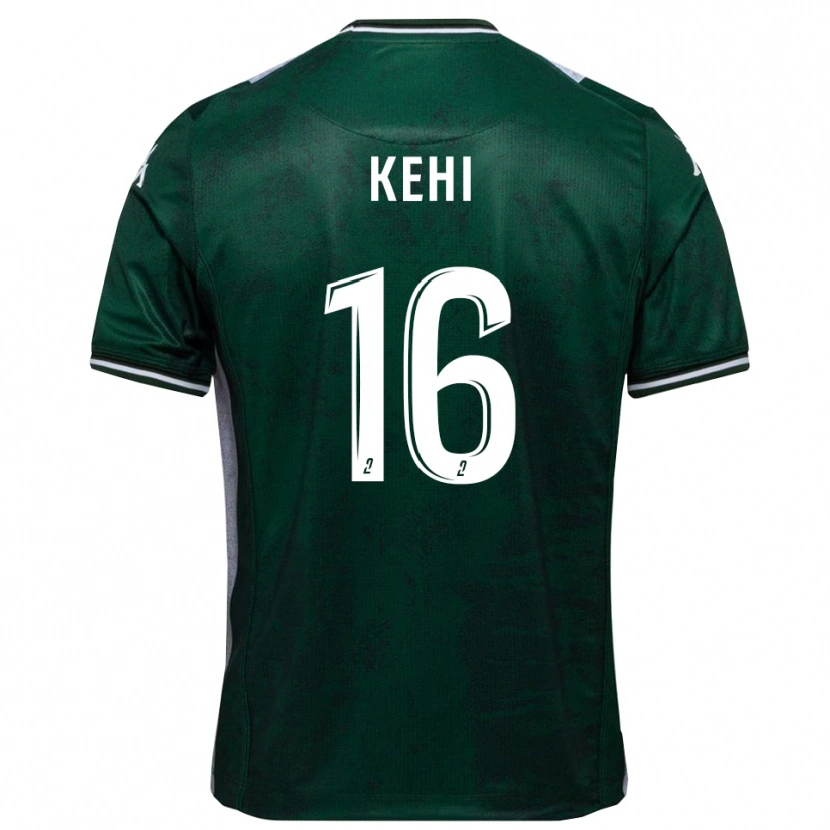 Danxen Women Marc-Olivier Kehi #16 Green White Home Jersey 2025/26 T-Shirt