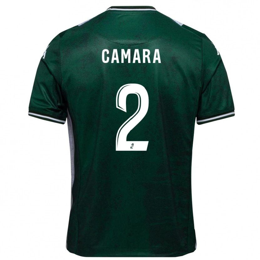 Danxen Women Diadé Camara #2 Green White Home Jersey 2025/26 T-Shirt