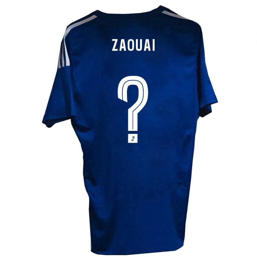 Danxen Women Alexandre Zaouai #0 Blue White Home Jersey 2025/26 T-Shirt