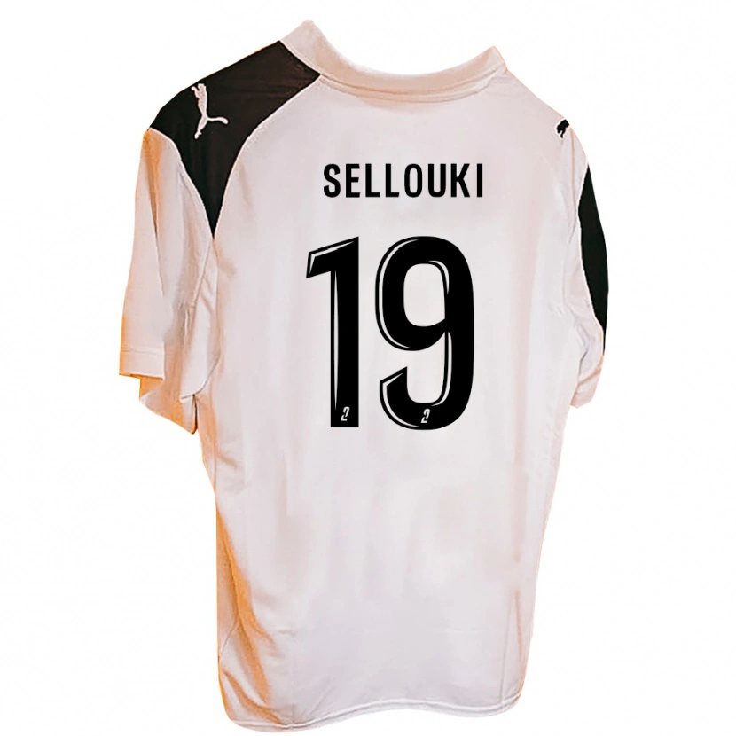 Danxen Women Malik Sellouki #19 Orange Black Home Jersey 2025/26 T-Shirt