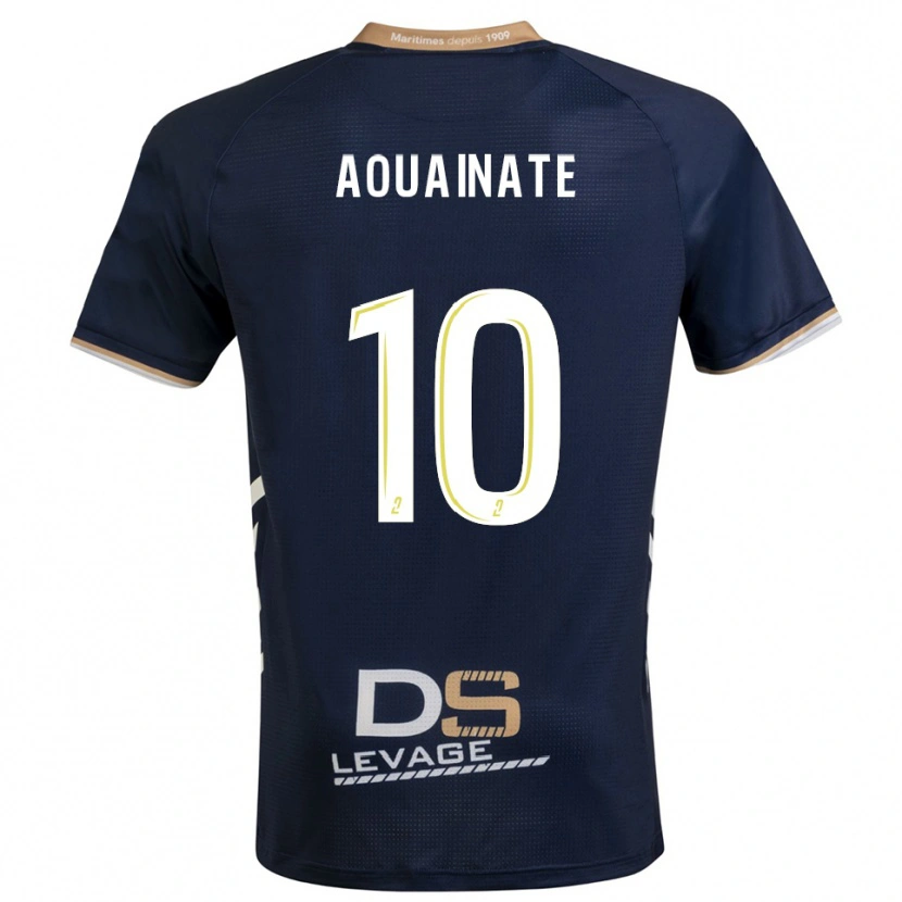 Danxen Women Aymane Aouainate #10 Navy Gold Home Jersey 2025/26 T-Shirt