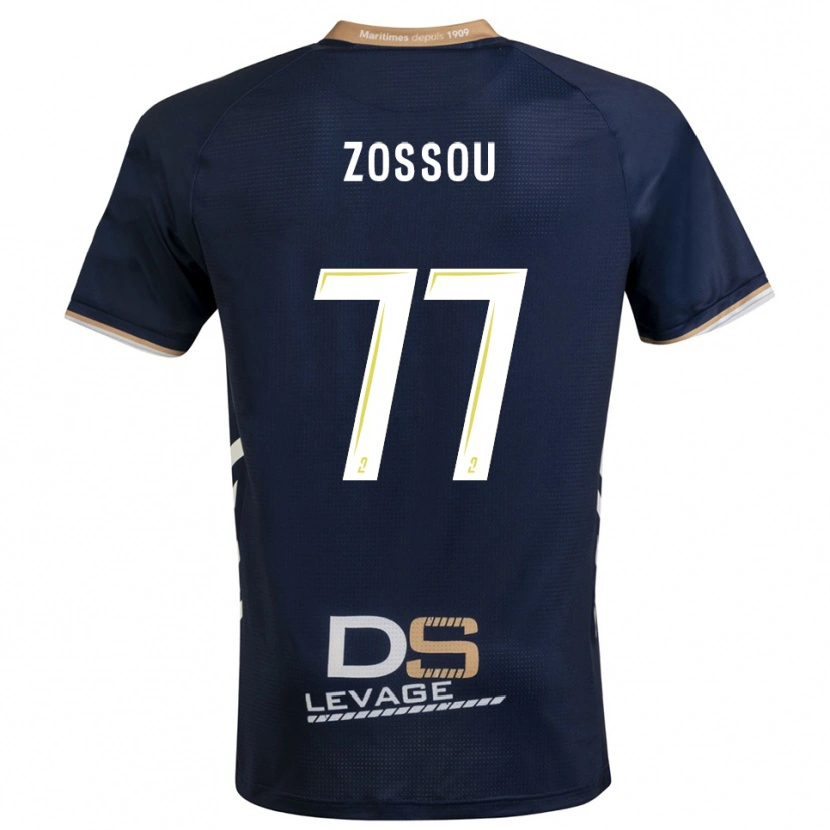 Danxen Women Aristide Zossou #77 Navy Gold Home Jersey 2025/26 T-Shirt