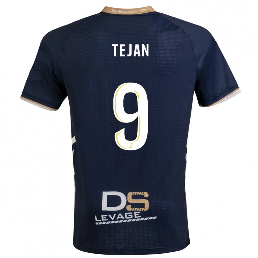 Danxen Women Kay Tejan #9 Navy Gold Home Jersey 2025/26 T-Shirt