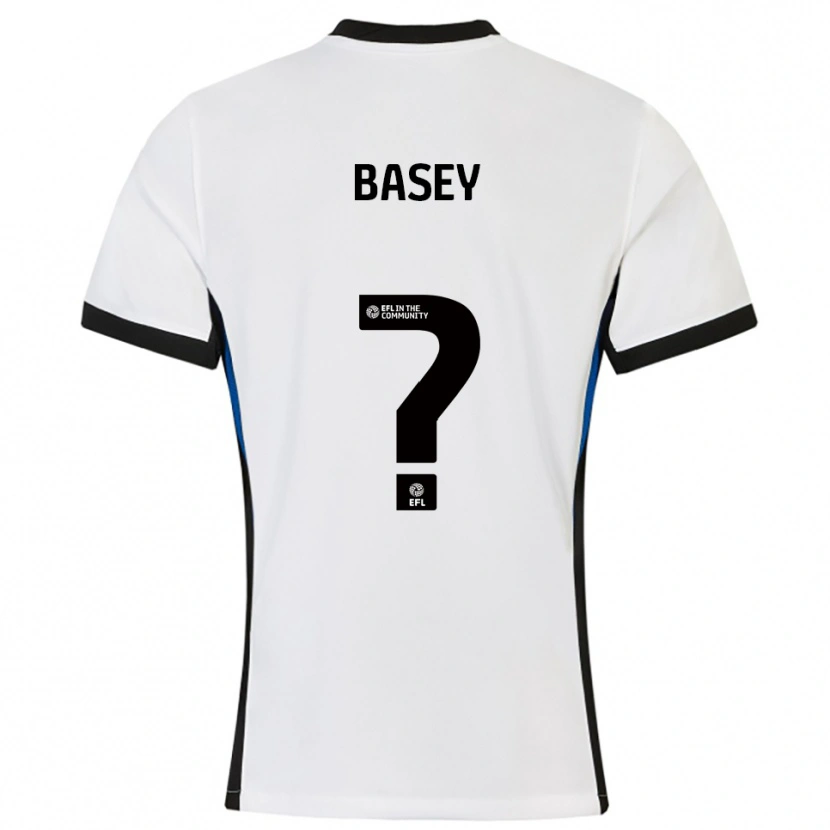Danxen Women Oliver Basey #0 White Blue Away Jersey 2025/26 T-Shirt