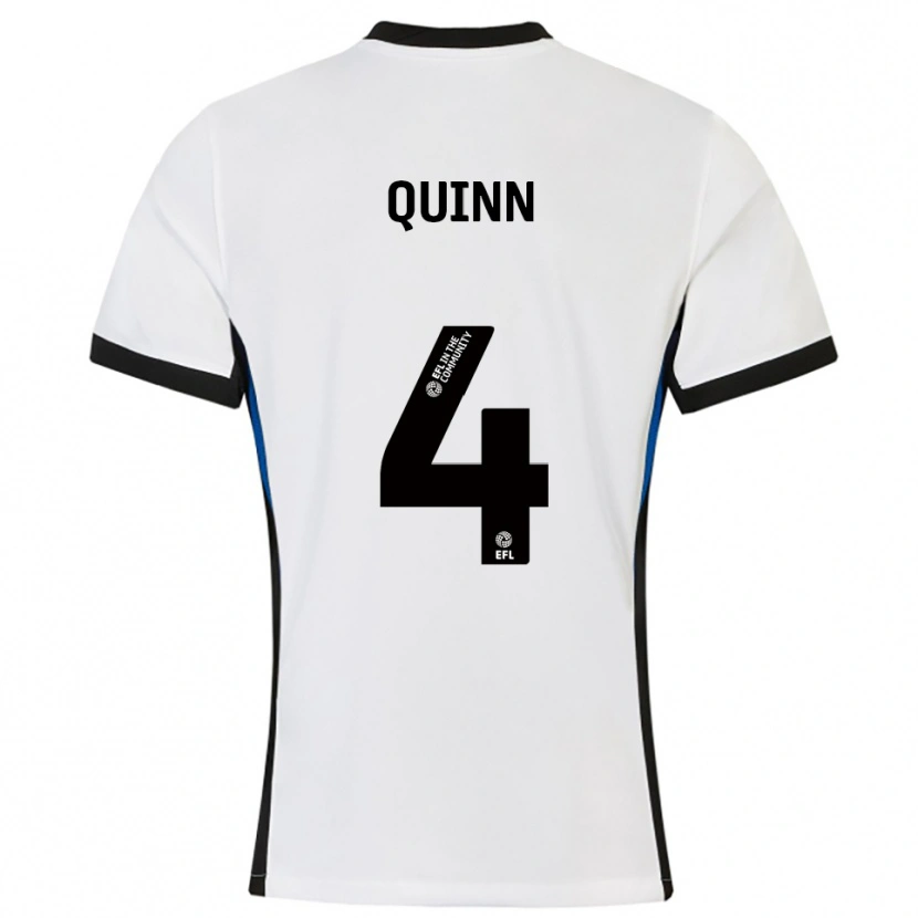 Danxen Women Louise Catherine Quinn #4 White Blue Away Jersey 2025/26 T-Shirt