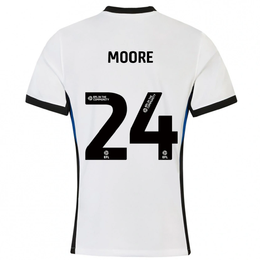 Danxen Women Jade Ellis Moore #24 White Blue Away Jersey 2025/26 T-Shirt