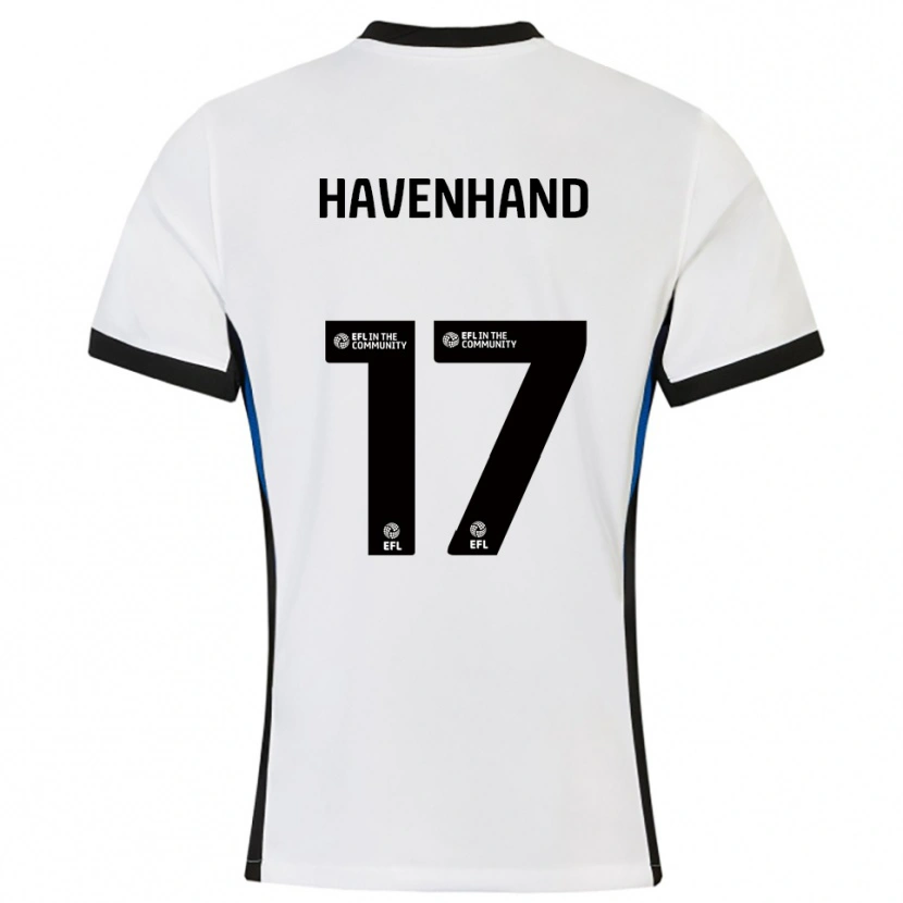 Danxen Women Kurtis Havenhand #17 White Blue Away Jersey 2025/26 T-Shirt