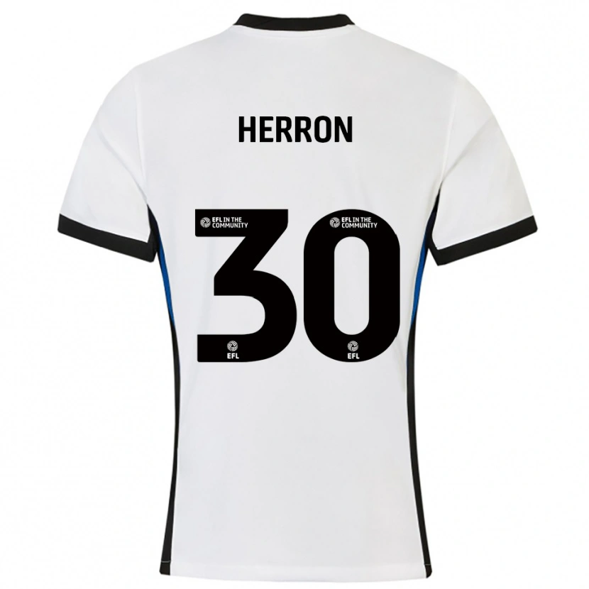 Danxen Women Neve Herron #30 White Blue Away Jersey 2025/26 T-Shirt