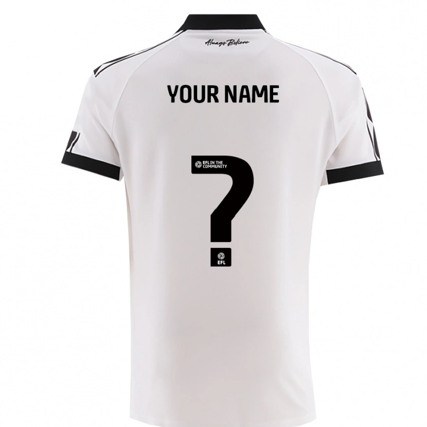 Danxen Women Your Name #0 White Black Away Jersey 2025/26 T-Shirt
