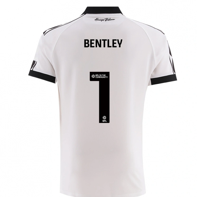 Danxen Women Fran Bentley #1 White Black Away Jersey 2025/26 T-Shirt