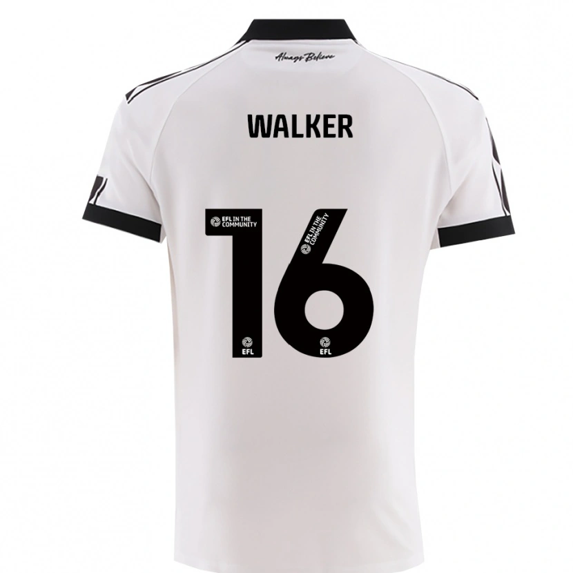 Danxen Women Cavalli Walker #16 White Black Away Jersey 2025/26 T-Shirt