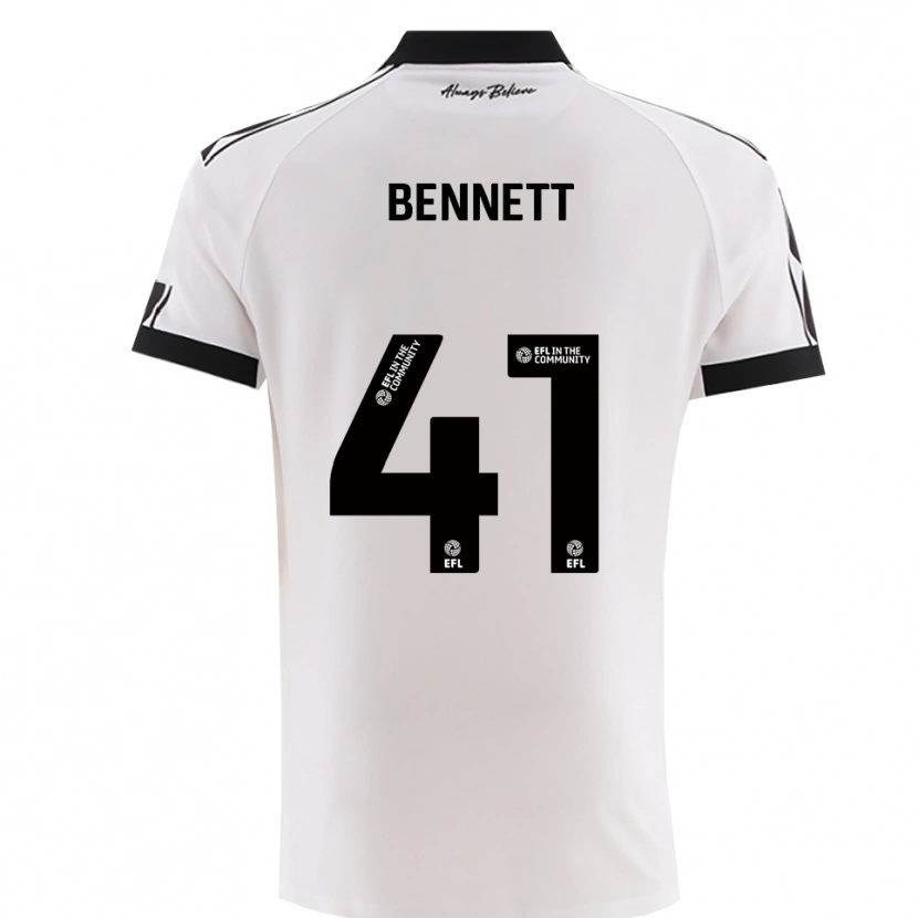 Danxen Women Harley Bennett #41 White Black Away Jersey 2025/26 T-Shirt
