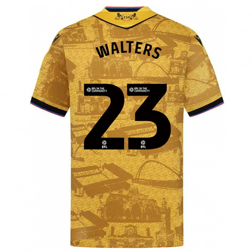 Danxen Women Georgia Walters #23 Gold Black Away Jersey 2025/26 T-Shirt