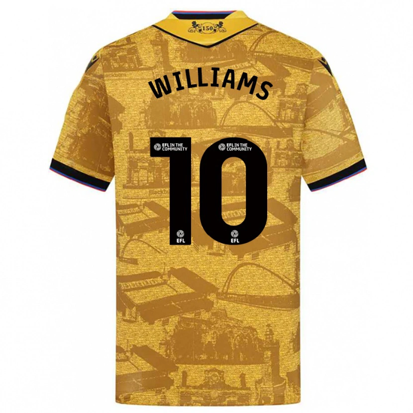 Danxen Women Chloe Williams #10 Gold Black Away Jersey 2025/26 T-Shirt