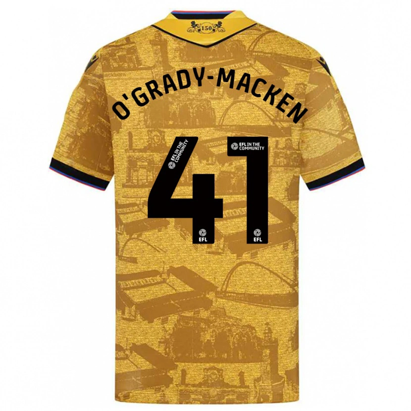 Danxen Women Harley O'grady-Macken #41 Gold Black Away Jersey 2025/26 T-Shirt