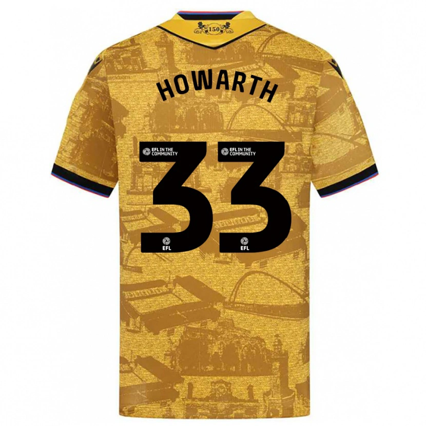 Danxen Women Taylor Howarth #33 Gold Black Away Jersey 2025/26 T-Shirt