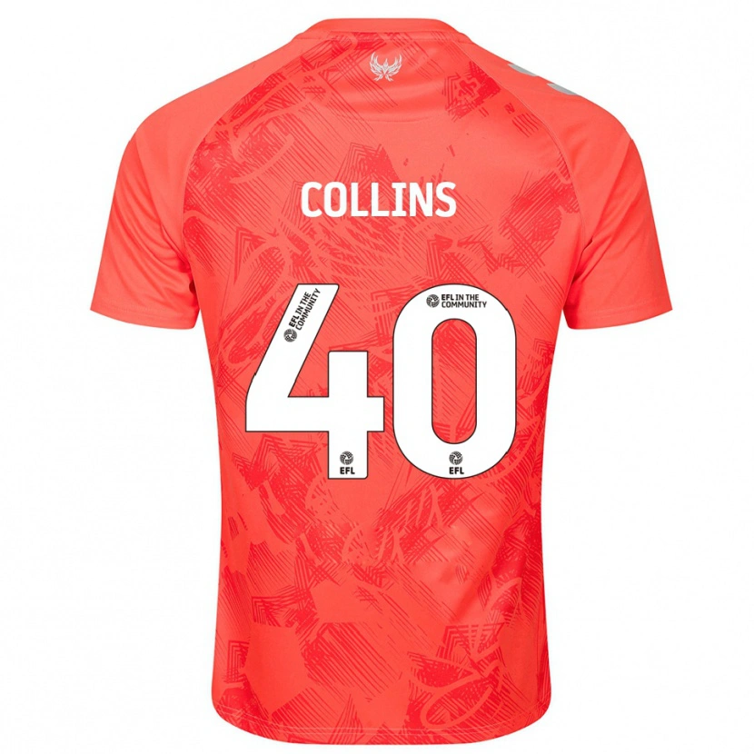 Danxen Women Brad Collins #40 Orange White Away Jersey 2025/26 T-Shirt