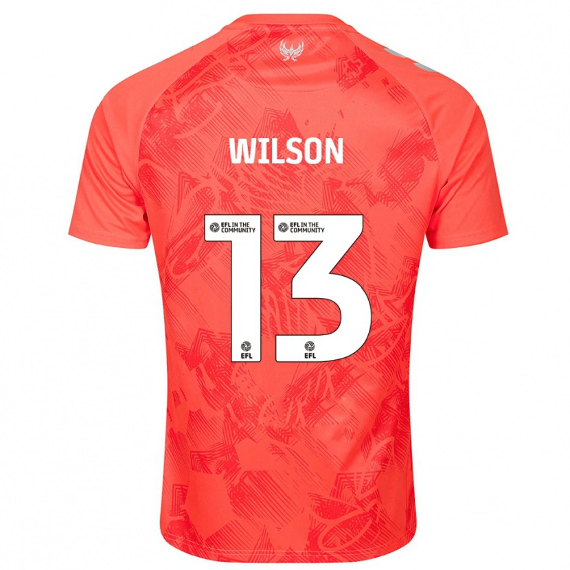 Danxen Women Ben Wilson #13 Orange White Away Jersey 2025/26 T-Shirt