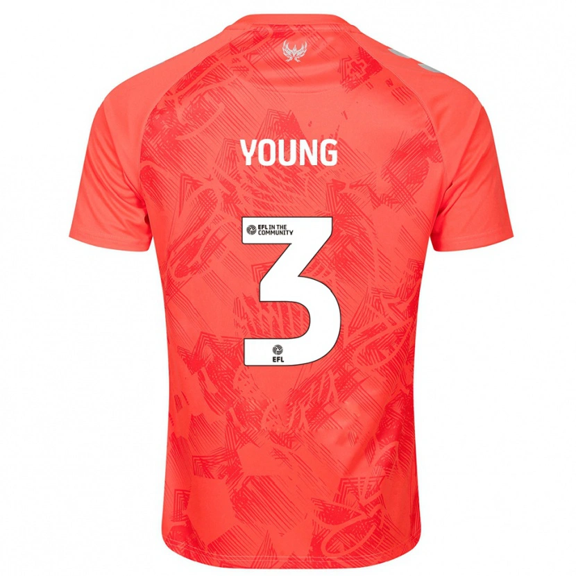 Danxen Women Shay Young #3 Orange White Away Jersey 2025/26 T-Shirt