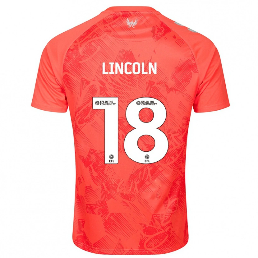 Danxen Women Khavarni Lincoln #18 Orange White Away Jersey 2025/26 T-Shirt