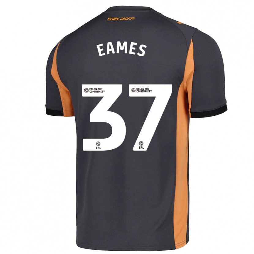 Danxen Women Owen Eames #37 Gray Orange Black Away Jersey 2025/26 T-Shirt