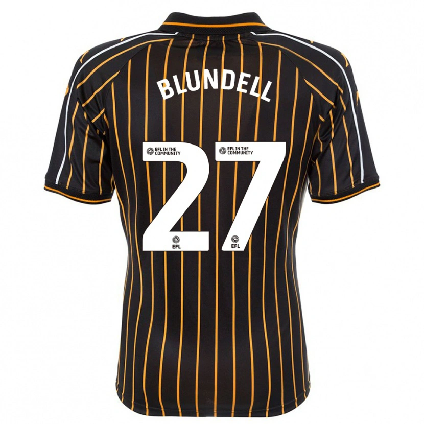 Danxen Women Maddie Blundell #27 White Black Away Jersey 2025/26 T-Shirt