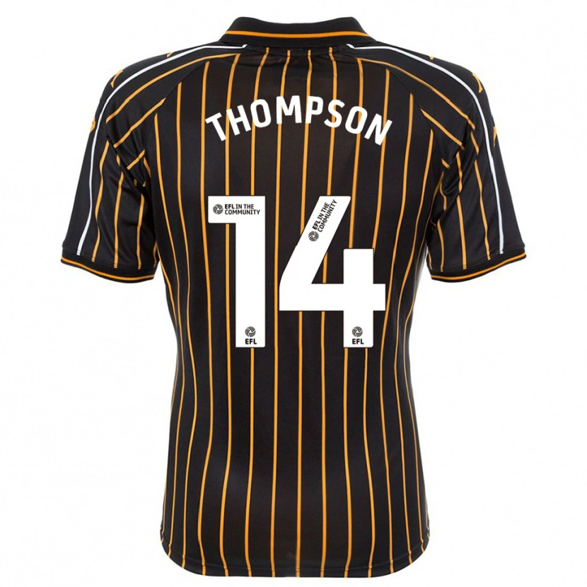 Danxen Women Katie Thompson #14 White Black Away Jersey 2025/26 T-Shirt