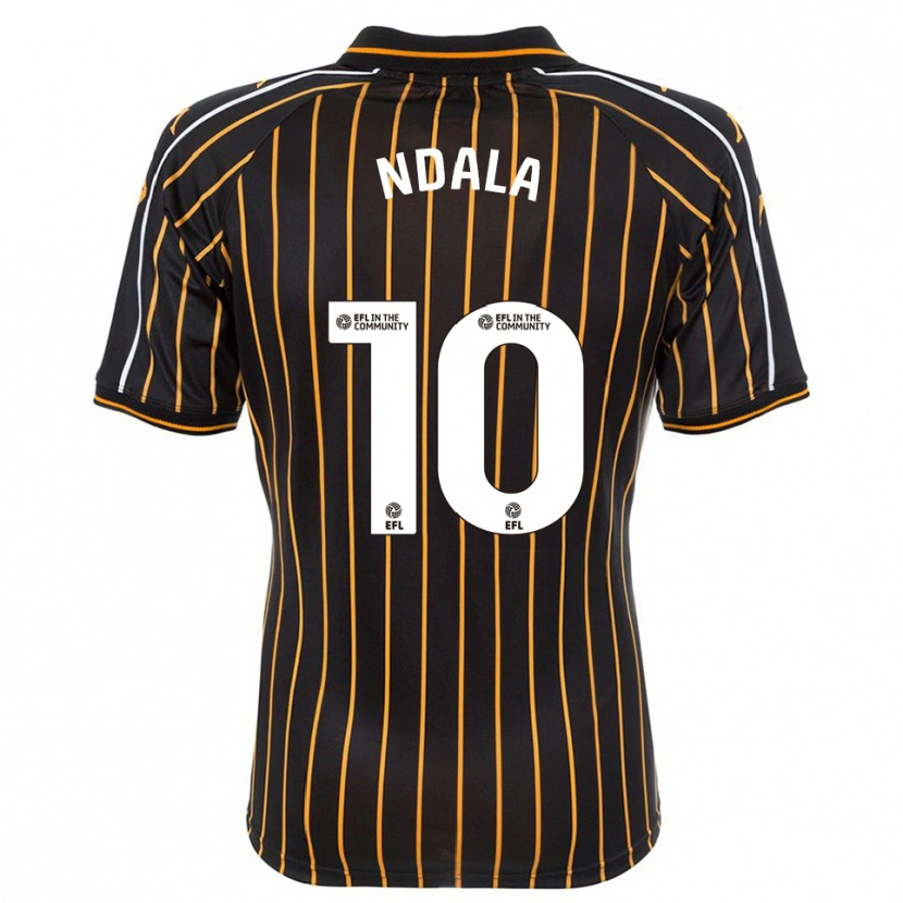 Danxen Women Joel Ndala #10 White Black Away Jersey 2025/26 T-Shirt