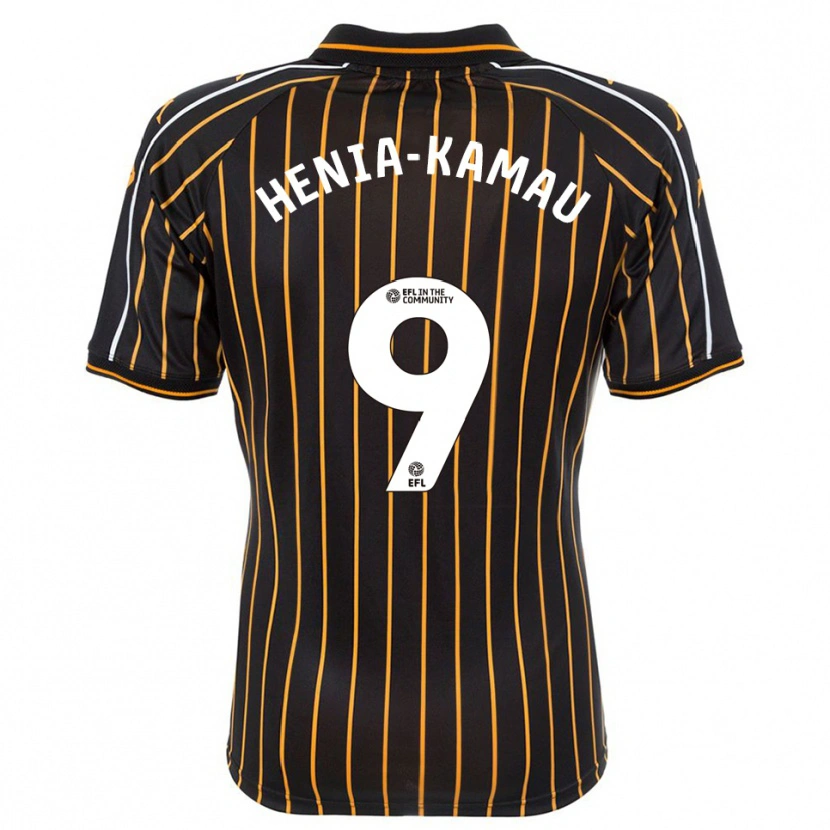 Danxen Women Sammy Henia-Kamau #9 White Black Away Jersey 2025/26 T-Shirt