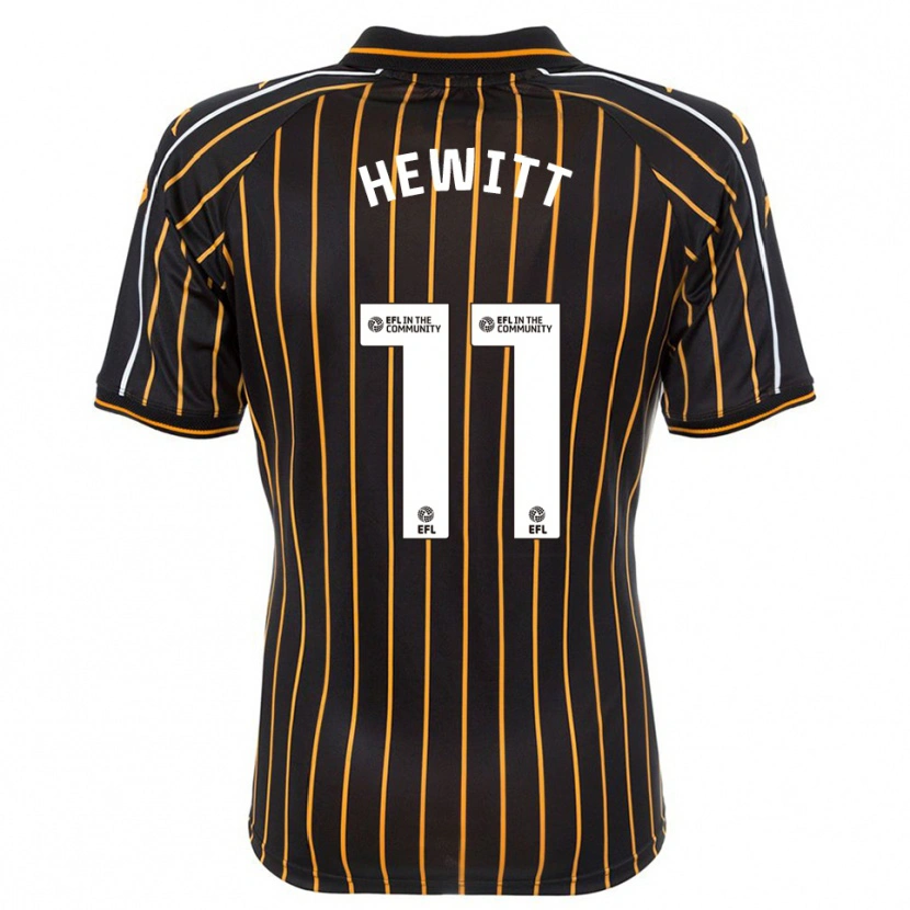Danxen Women Stan Hewitt #11 White Black Away Jersey 2025/26 T-Shirt