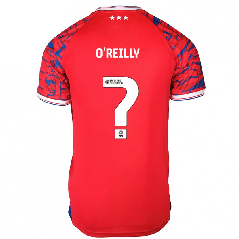 Danxen Women Connor O'reilly #0 Red Blue Away Jersey 2025/26 T-Shirt