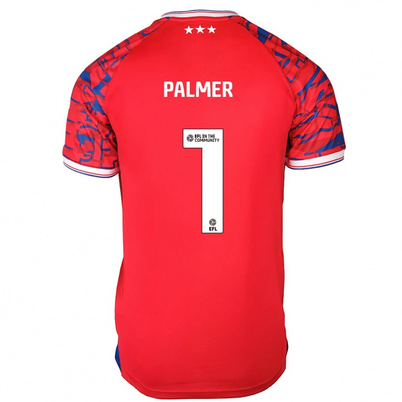 Danxen Women Alex Palmer #1 Red Blue Away Jersey 2025/26 T-Shirt