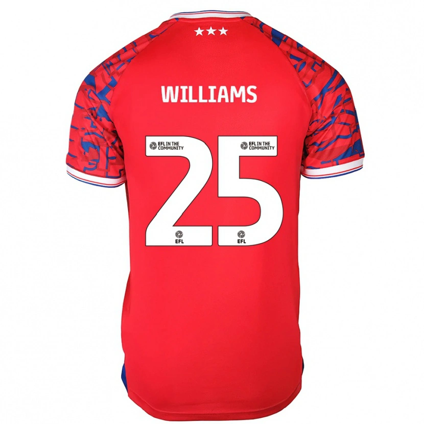 Danxen Women Erin Williams #25 Red Blue Away Jersey 2025/26 T-Shirt