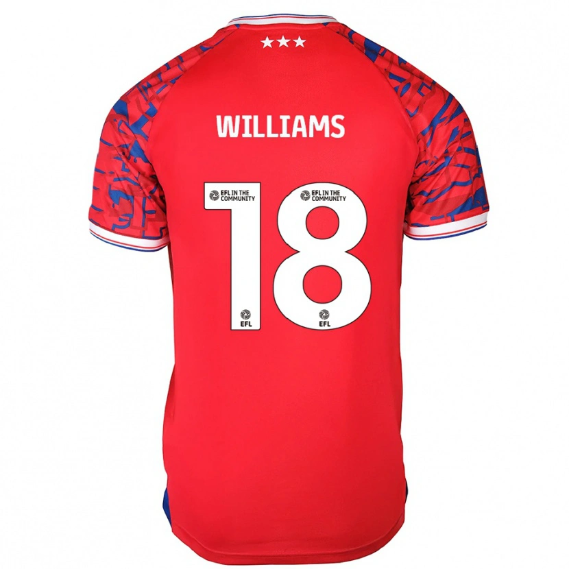Danxen Women Brandon Williams #18 Red Blue Away Jersey 2025/26 T-Shirt