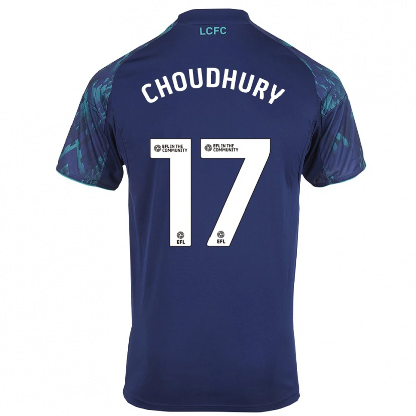 Danxen Women Hamza Choudhury #17 Navy Green White Away Jersey 2025/26 T-Shirt