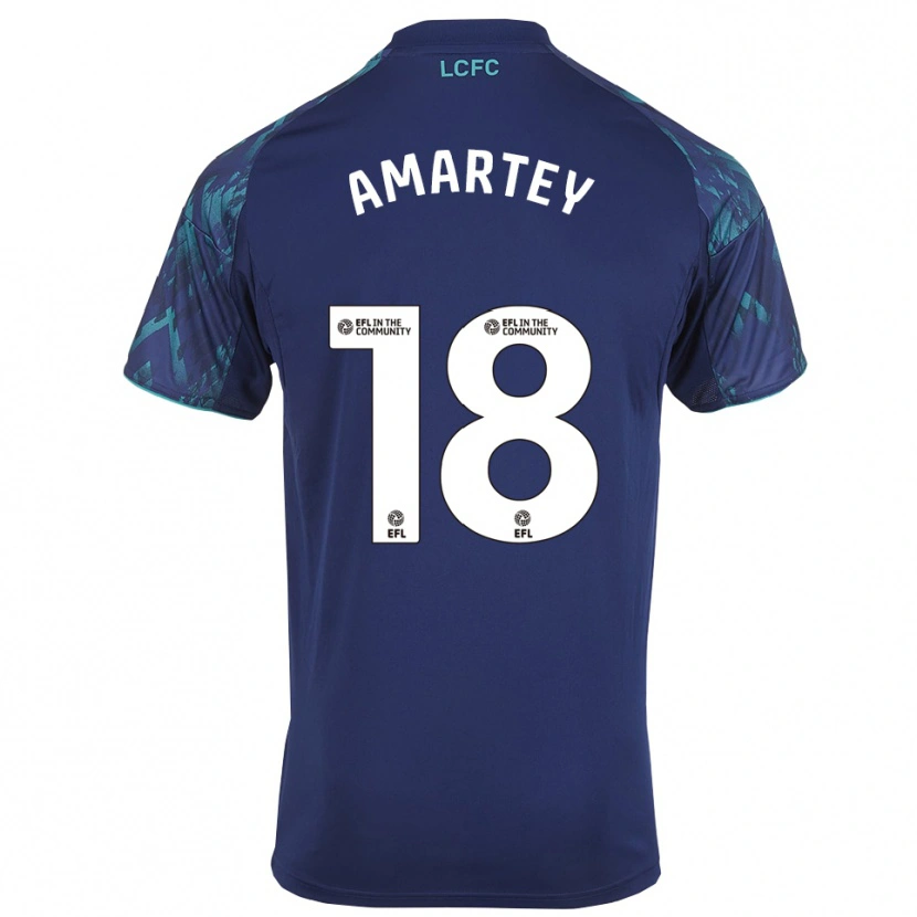 Danxen Women Daniel Amartey #18 Navy Green White Away Jersey 2025/26 T-Shirt
