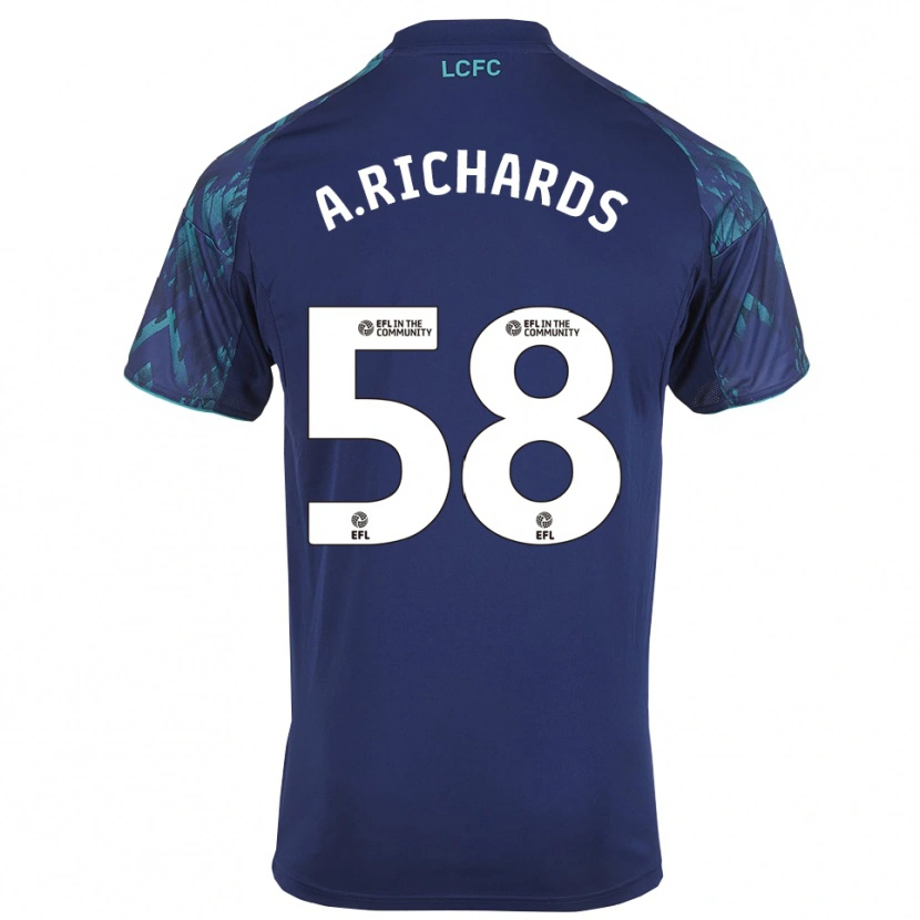 Danxen Women Amani Richards #58 Navy Green White Away Jersey 2025/26 T-Shirt