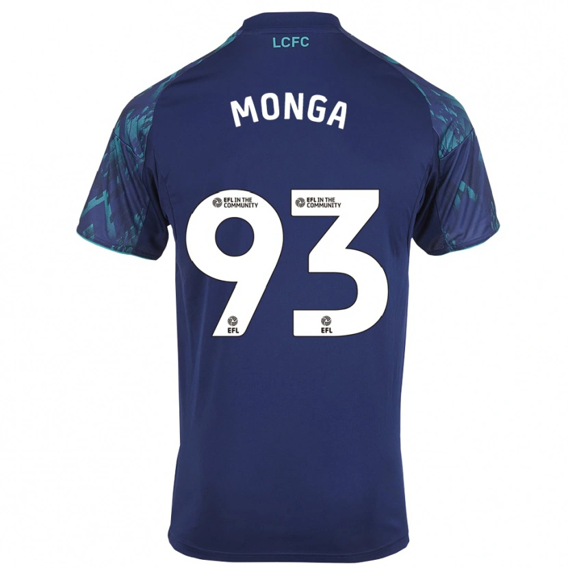 Danxen Women Jeremy Monga #93 Navy Green White Away Jersey 2025/26 T-Shirt