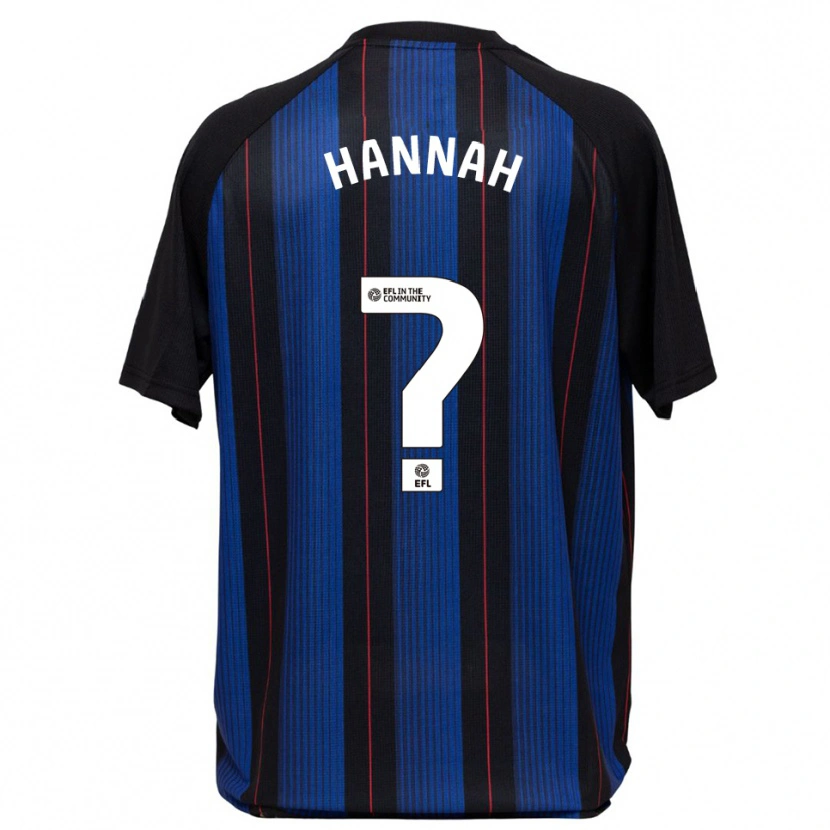 Danxen Women Jack Hannah #0 Blue Black Away Jersey 2025/26 T-Shirt