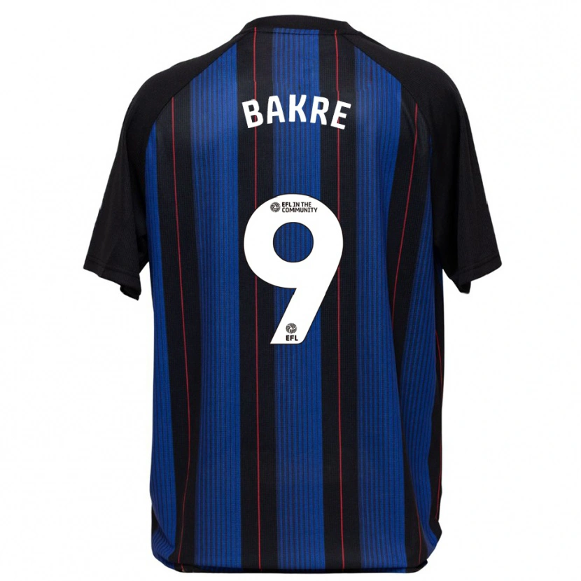 Danxen Women Hazeem Bakre #9 Blue Black Away Jersey 2025/26 T-Shirt