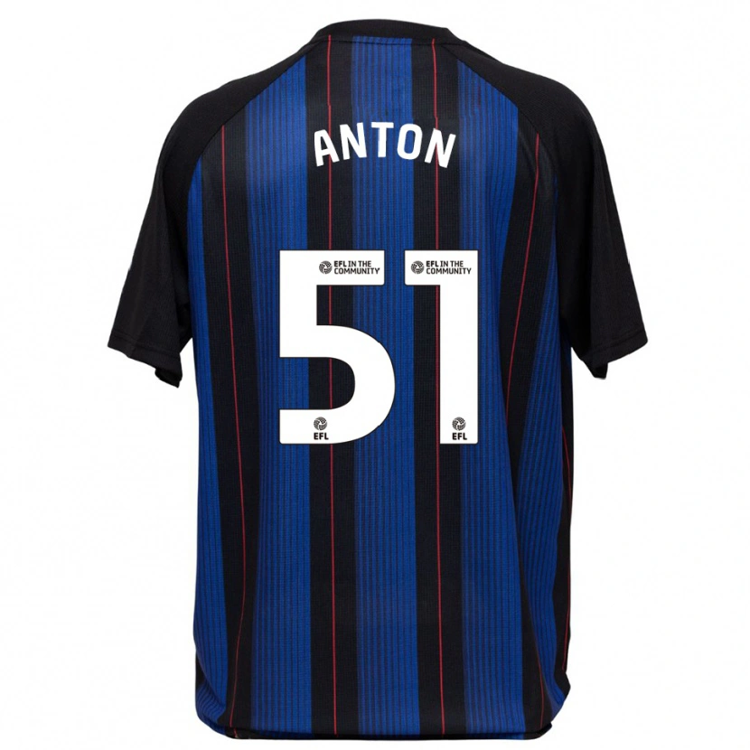 Danxen Women Anton Palmer #51 Blue Black Away Jersey 2025/26 T-Shirt
