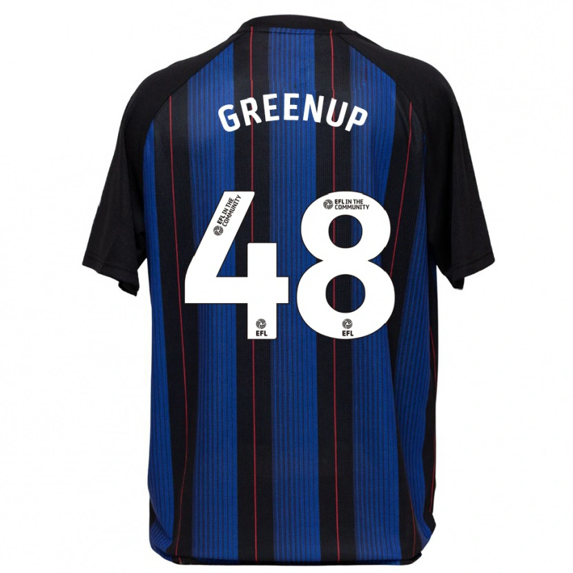 Danxen Women Isaac Greenup #48 Blue Black Away Jersey 2025/26 T-Shirt