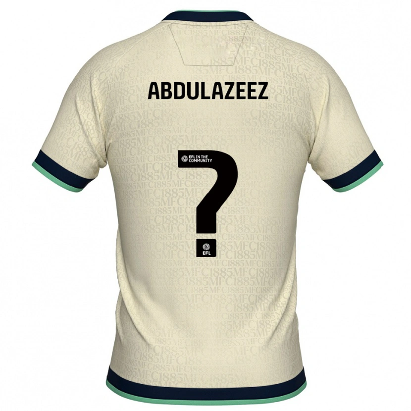 Danxen Women Abdulahi Abdulazeez #0 Champagne Navy Away Jersey 2025/26 T-Shirt