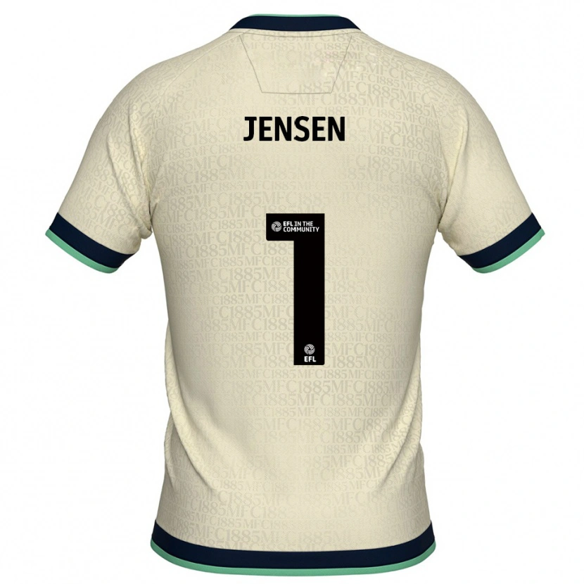 Danxen Women Lukas Jensen #1 Champagne Navy Away Jersey 2025/26 T-Shirt